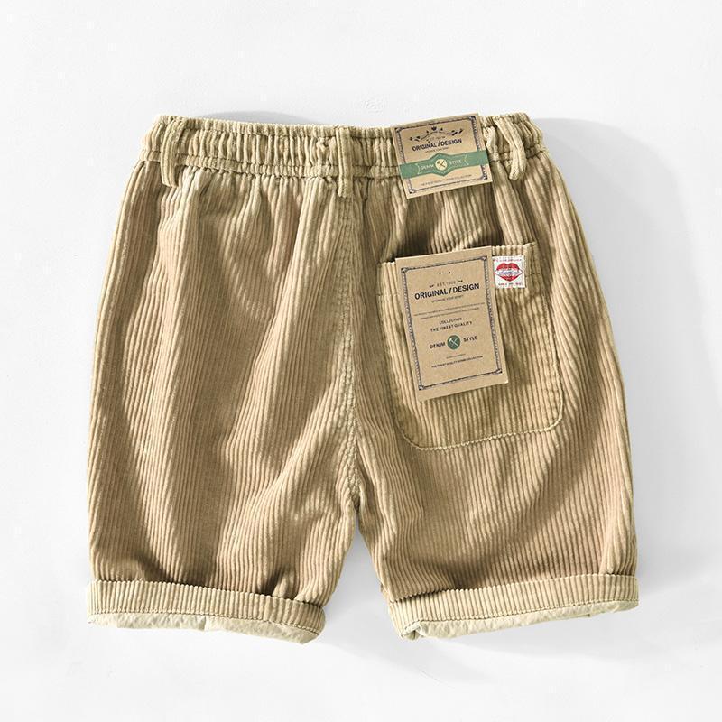 Sam – American Handsome Corduroy Shorts for Men