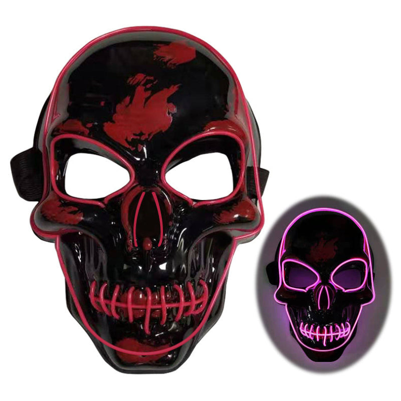 Halloween LED Skull Mask for Adults – Cool Illuminated Mask for Parties, Trick-or-Treat & Cosplay