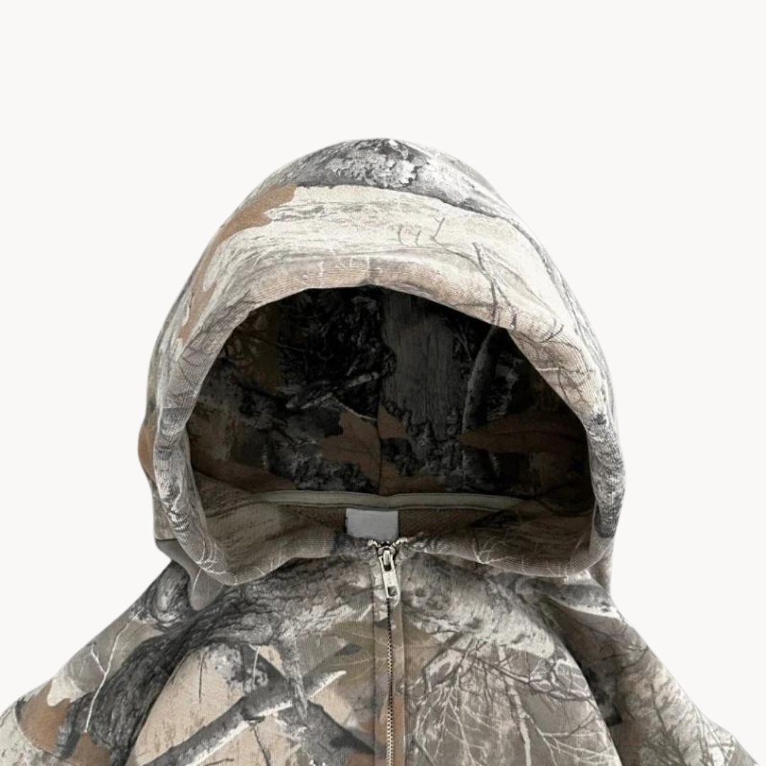 Unisex Oversized Camouflage Hoodie Streetwear | Comfortable Casual Sweater