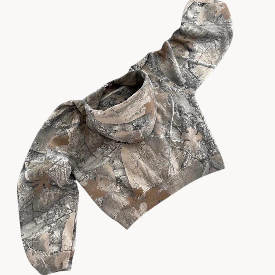 Unisex Oversized Camouflage Hoodie Streetwear | Comfortable Casual Sweater