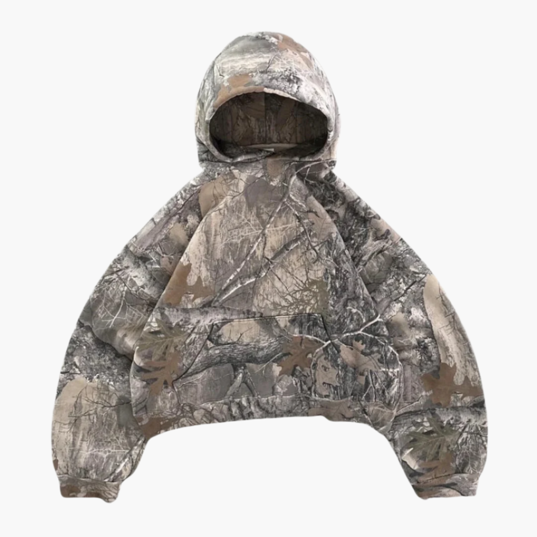 Unisex Oversized Camouflage Hoodie Streetwear | Comfortable Casual Sweater