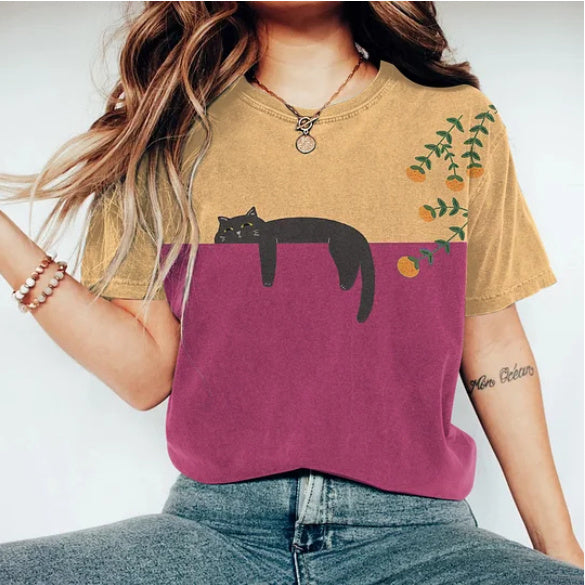 Susan – 3D Printed T-shirt with Short Sleeves and Round Neck