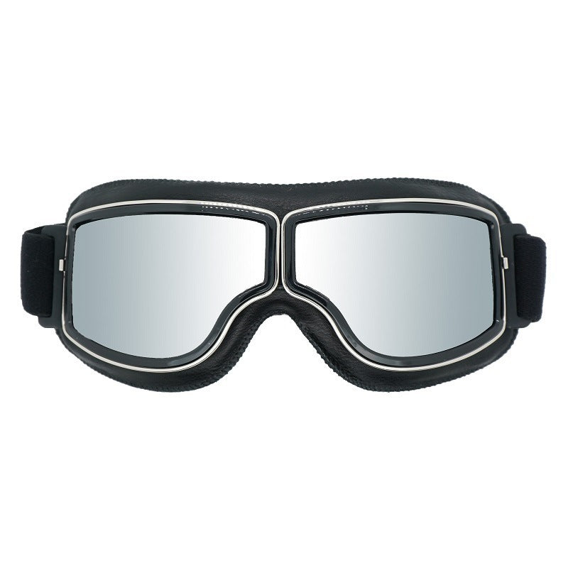 Unisex Retro Motorcycle Goggles – Protective Glasses for Motorcycling, Skiing, and Outdoor Adventures