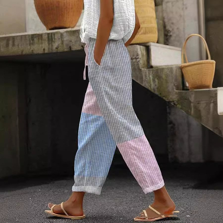 Rachel – Casual Loose Pants With Pockets