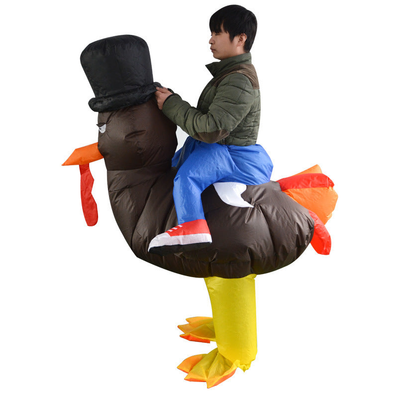 Halloween Children's Costume Inflatable Alien with UFO - Dress-up Suit