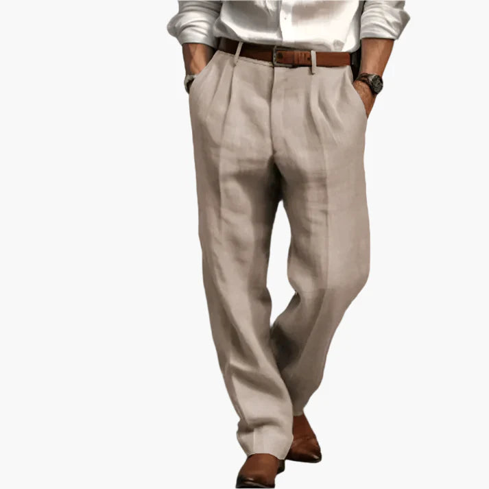 Men's Retro Chino Pants – Classic Comfort for Casual and Business Use