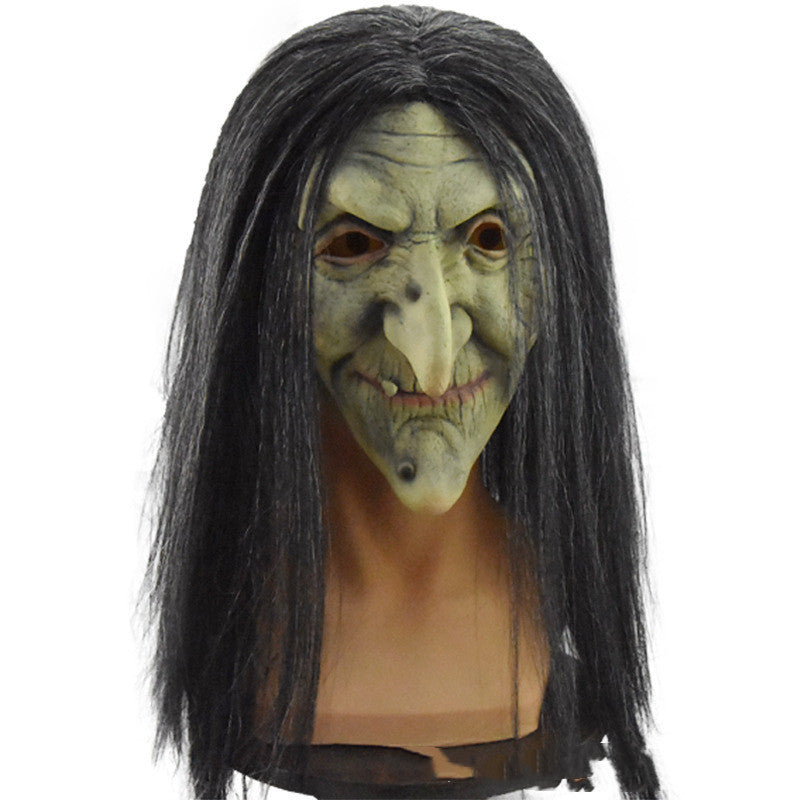 Halloween Mask Witch Mask for Adults – Creepy Costume Accessory