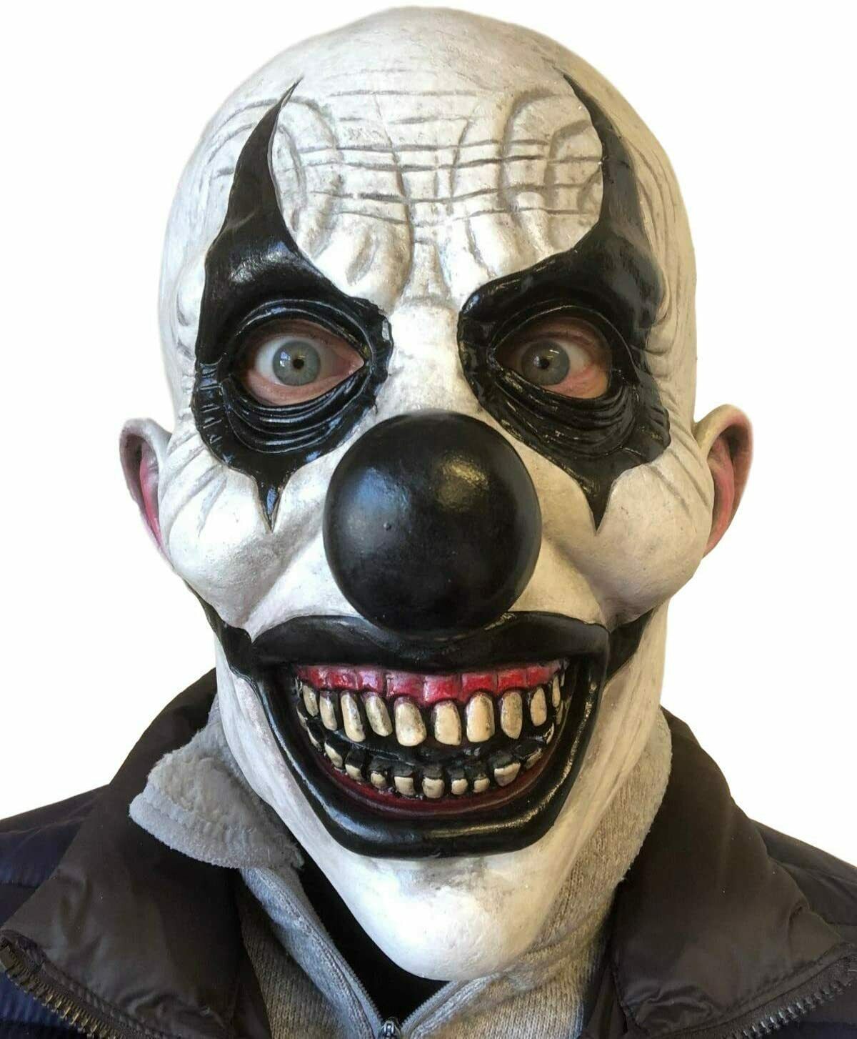 Halloween Clown Mask for Adults - Creepy Costume Accessory for Party & Trick-or-Treat