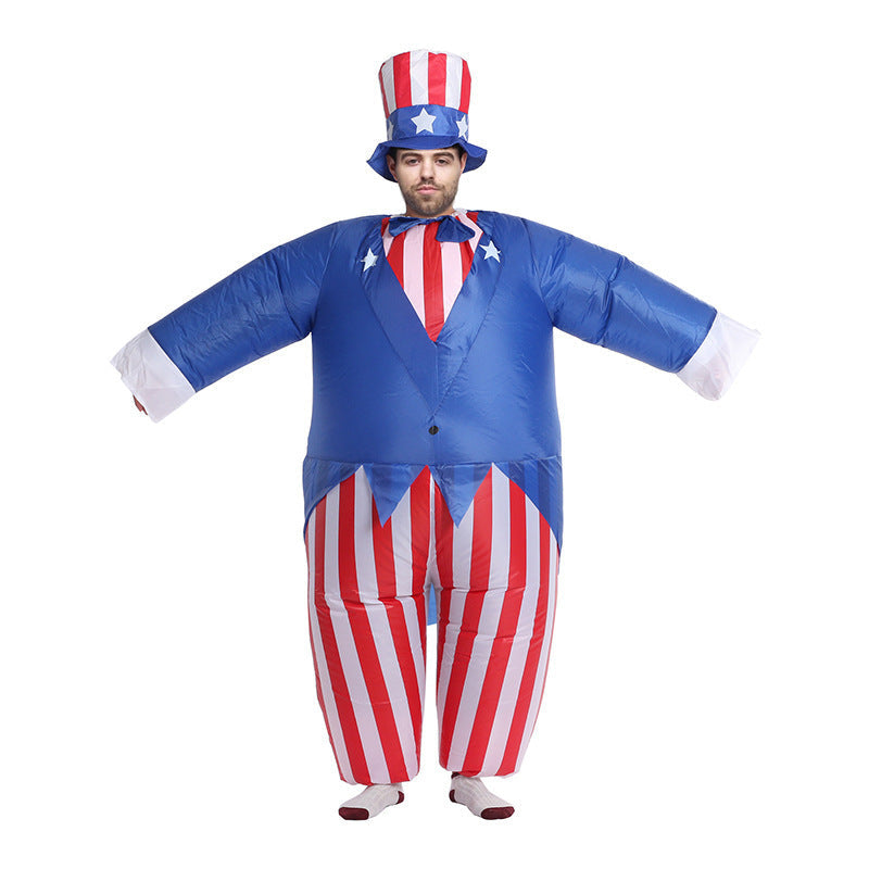 Halloween Children's Costume Inflatable Alien with UFO - Dress-up Suit