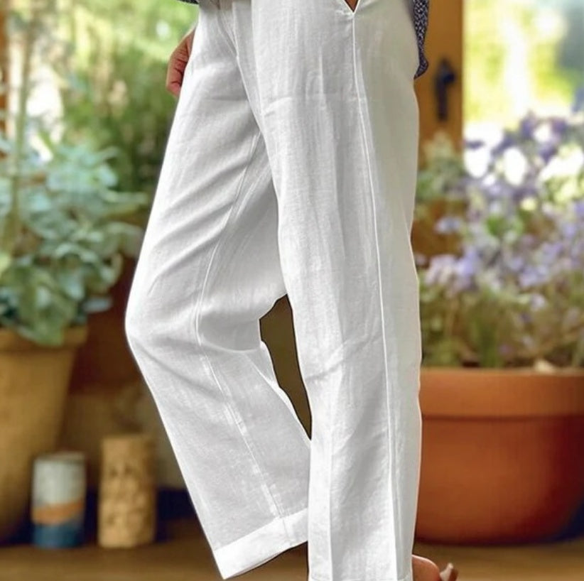 Women's Airy Summer Pants with Relaxed Fit