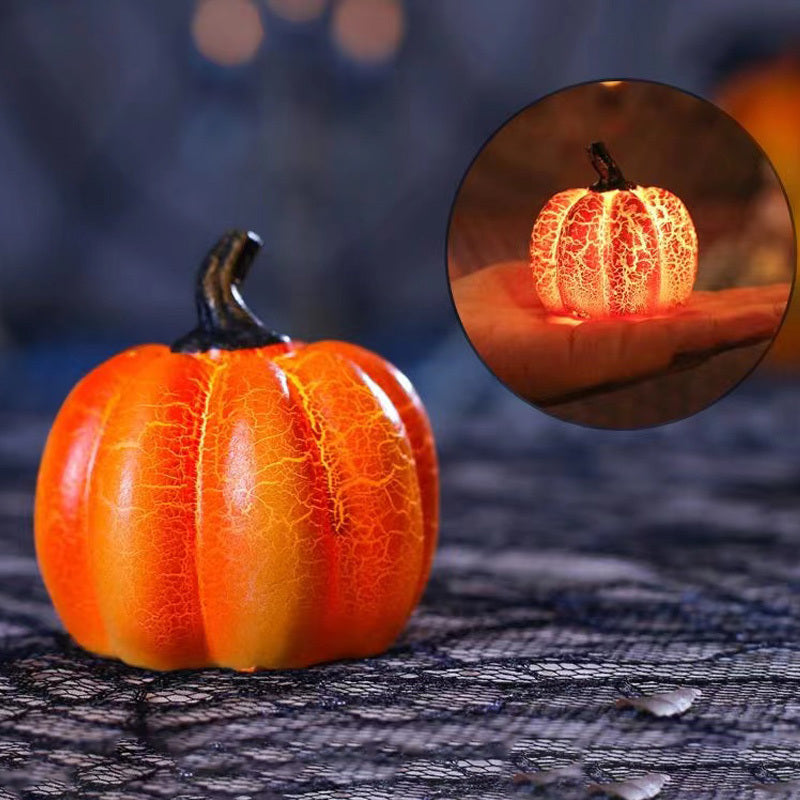 Halloween LED Decorative Pumpkin Lamps for Party & Spooky Atmosphere