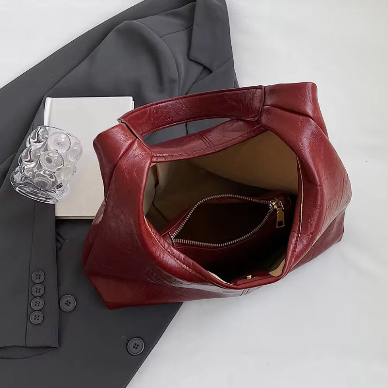 Anna – Vintage Designer Women's Bag with Large Capacity for Autumn and Winter