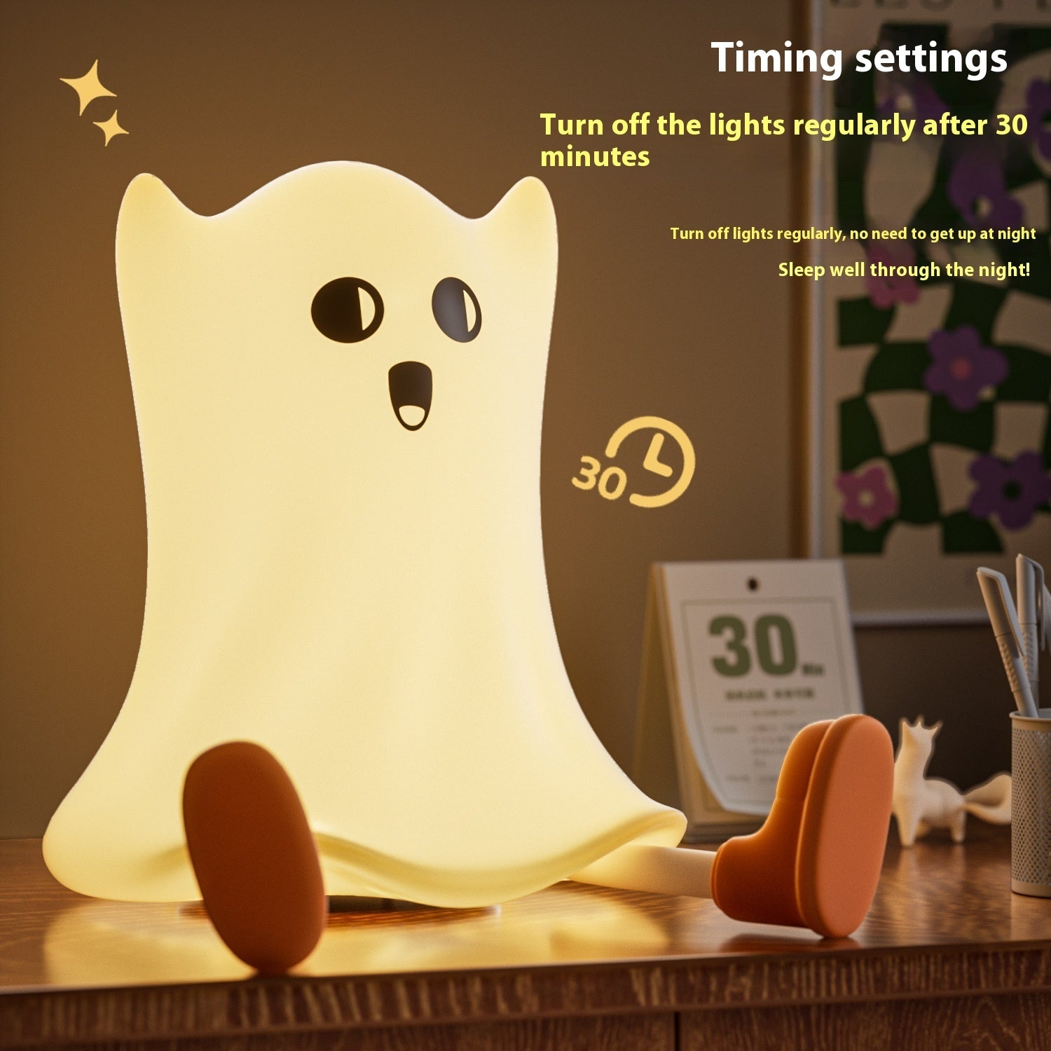 Halloween Spookje Night Light Cartoon Decoration for Children