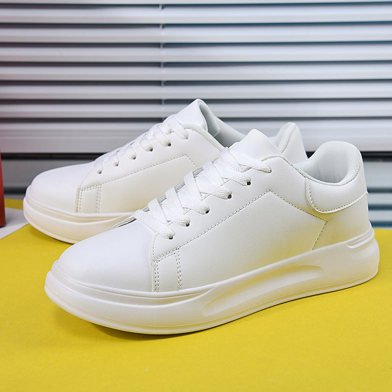 Norman – Large Size White Waterproof Sneakers made of Vegan Leather