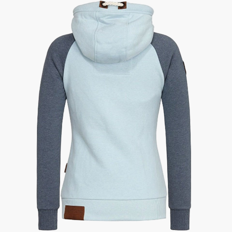 Women's Hoodie with Zipper – Sporty and Comfortable Casual Style – Ideal for Leisure and Outdoor