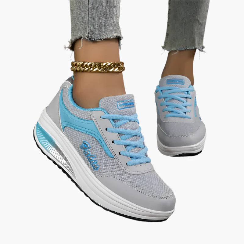 Women's platform sneakers – sporty lifestyle sneakers with thick sole