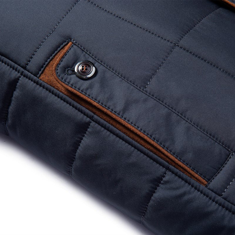 Men's Padded Stylish Jacket for Winter – Modern Slim Fit Outdoor Jacket