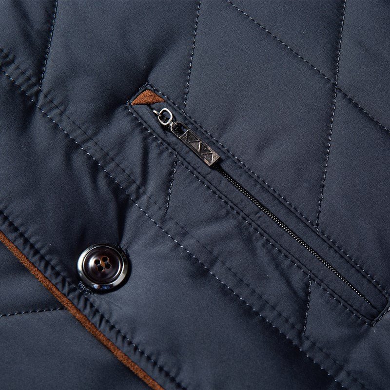 Men's Padded Stylish Jacket for Winter – Modern Slim Fit Outdoor Jacket