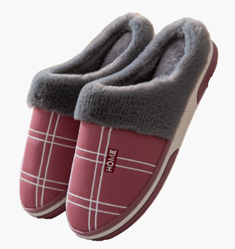 Heren Luxe Pantoffels met Antislip Zool – Comfortabele en Warme Huissloffen