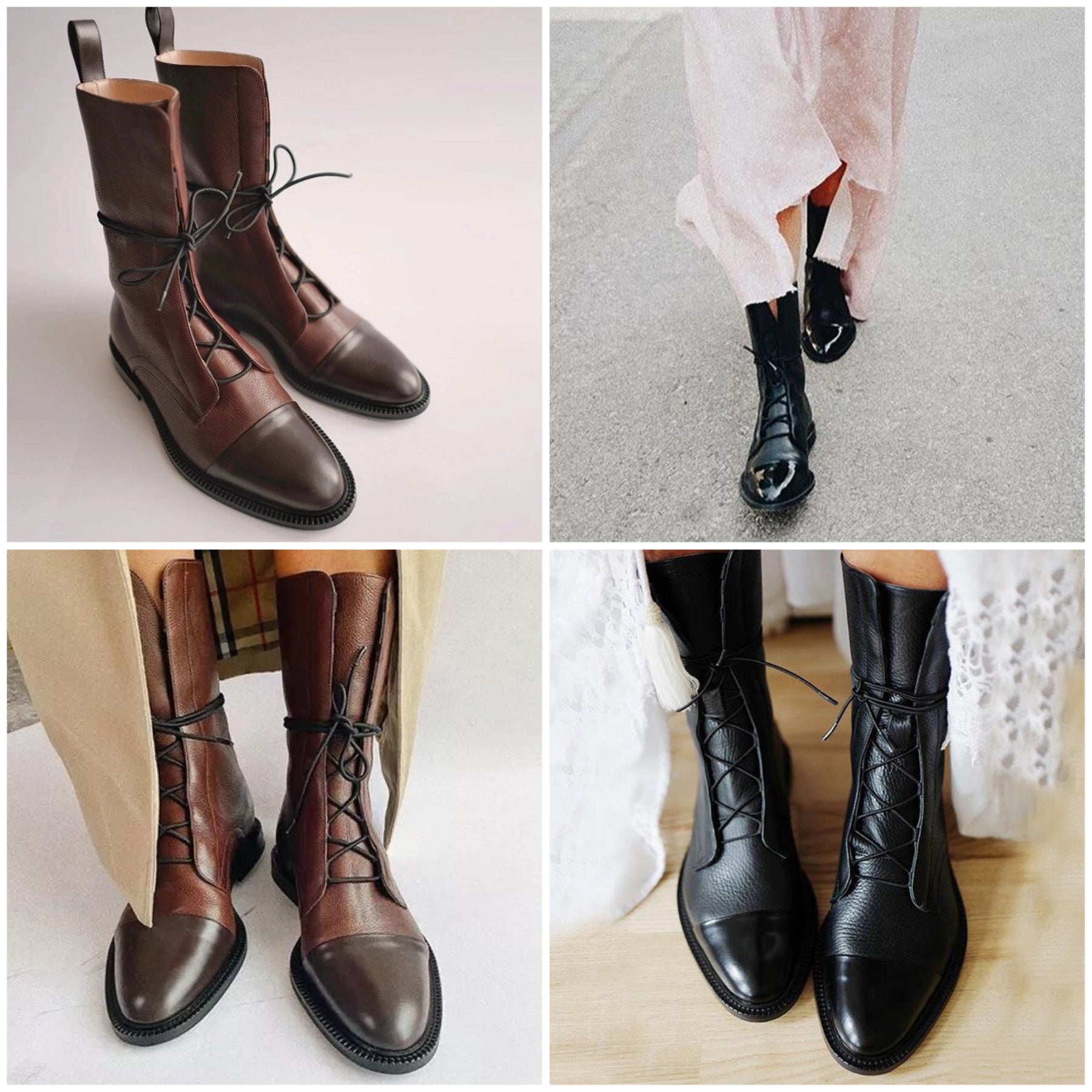Women's Lace-up Boots Classic & Fashionable – Comfortable Ankle Boots For Every Occasion