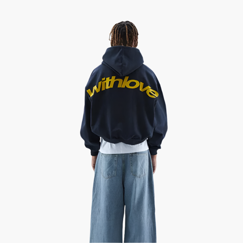 Unisex Hoodie with Graphic Back Print - Casual Streetwear for Daily Use