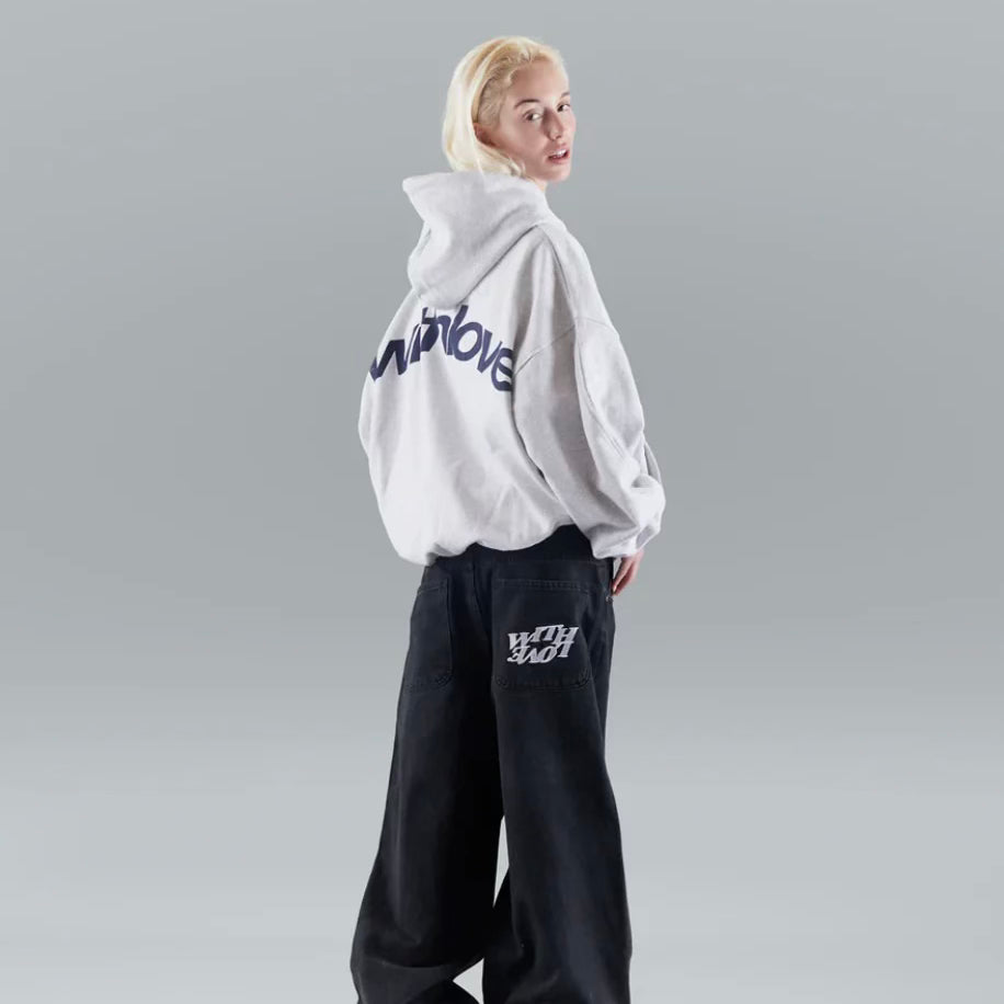 Women's Hoodie with Oversized Fit and Statement Print