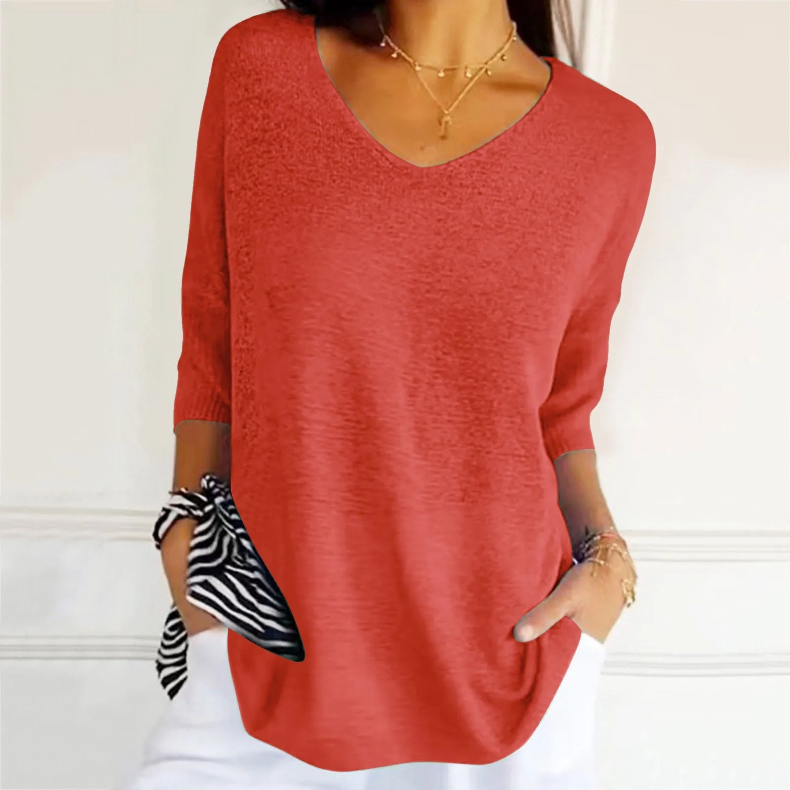 Tanya – V-Neck Top for Women