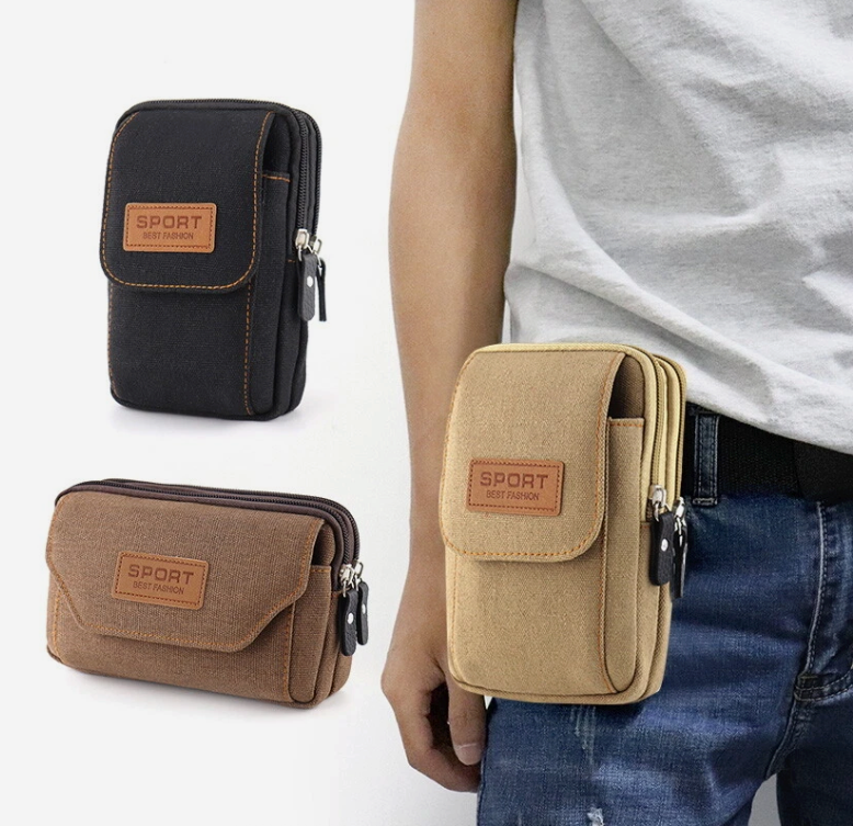 Dale – Multifunctional Vegan Leather Belt Bag for Men
