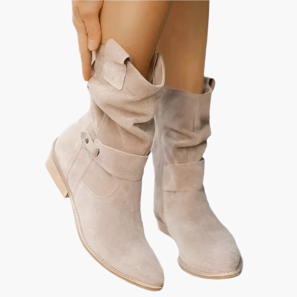 Women's Boots Low Shaft with Zipper – Comfortable and Stylish Fashion Boots for Daily Use