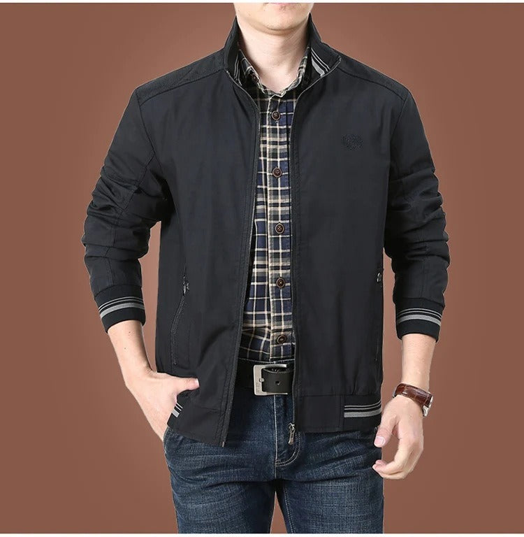 Men's Bomber Jacket – Fashionable Spring and Summer Coat, Casual Style, Perfect for Every Outfit