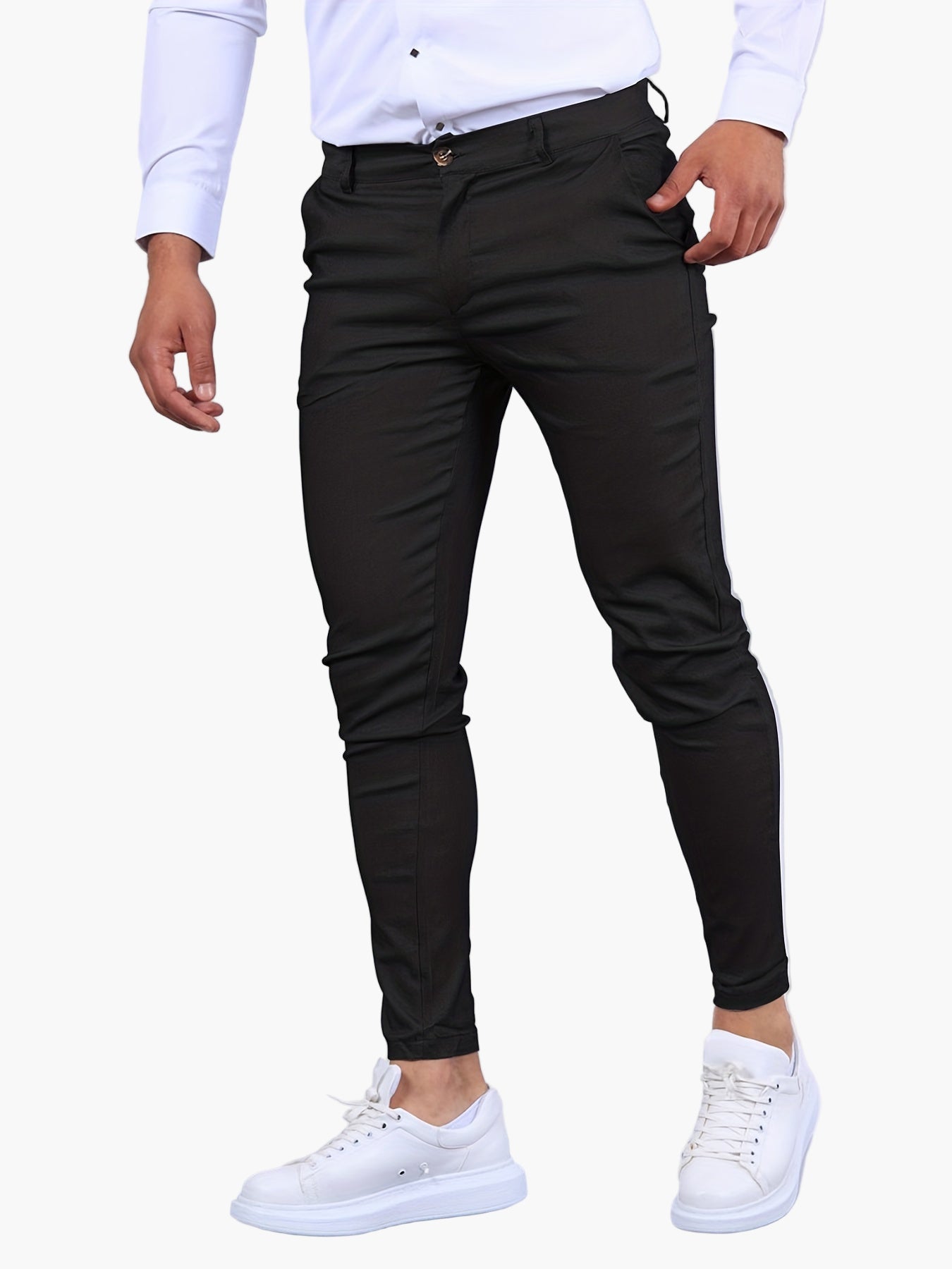 Men's Skinny-Fit Chino Pants – Modern and Stylish for Casual and Business Occasions