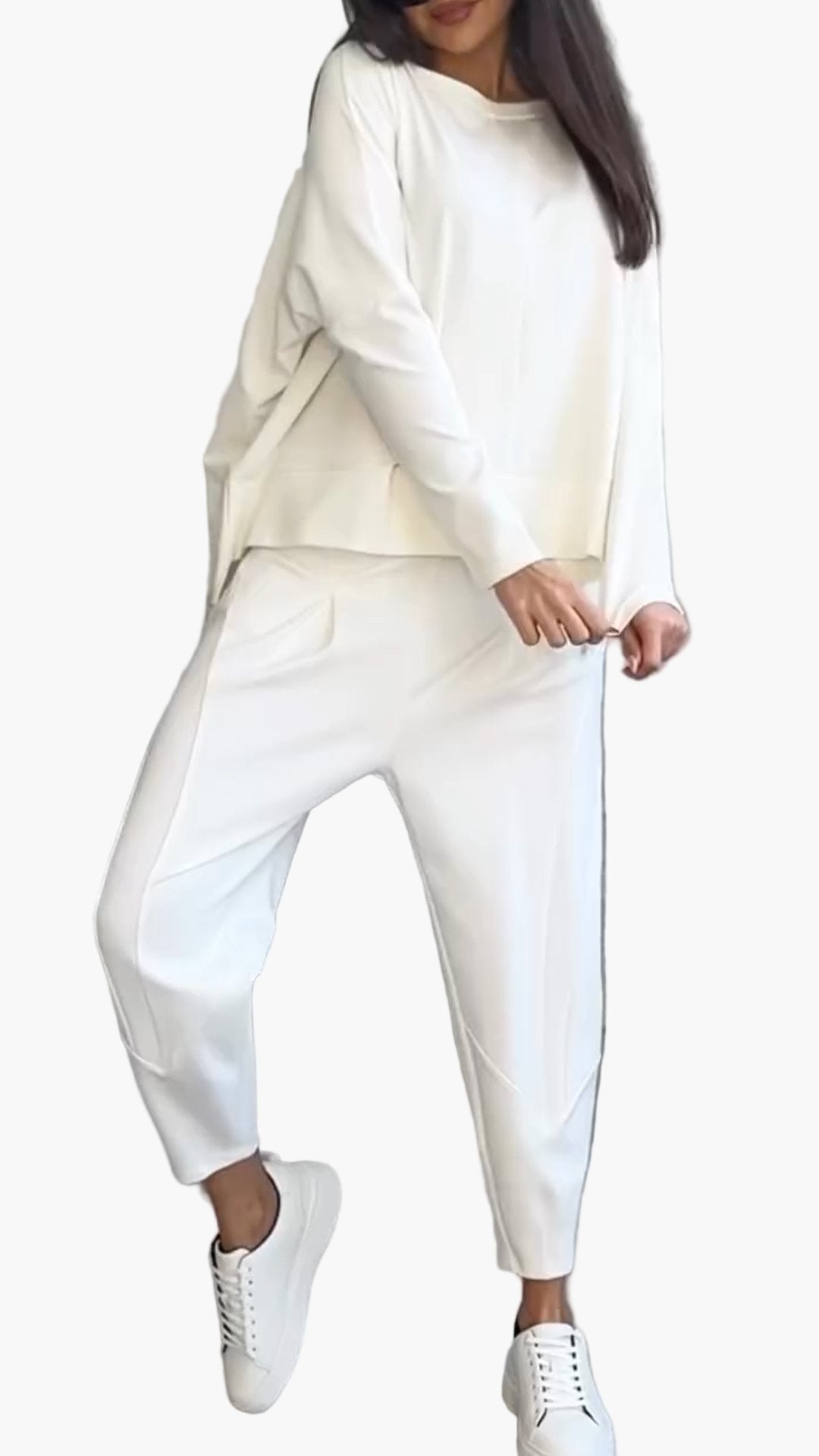 Women's Two-Piece Lounge Set – Comfortable Casual Outfit for Home and Leisure Time