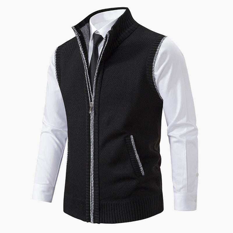 Men's Vest Business Casual Style – Comfortable Sleeveless Bodywarmer for Shirt or Blazer