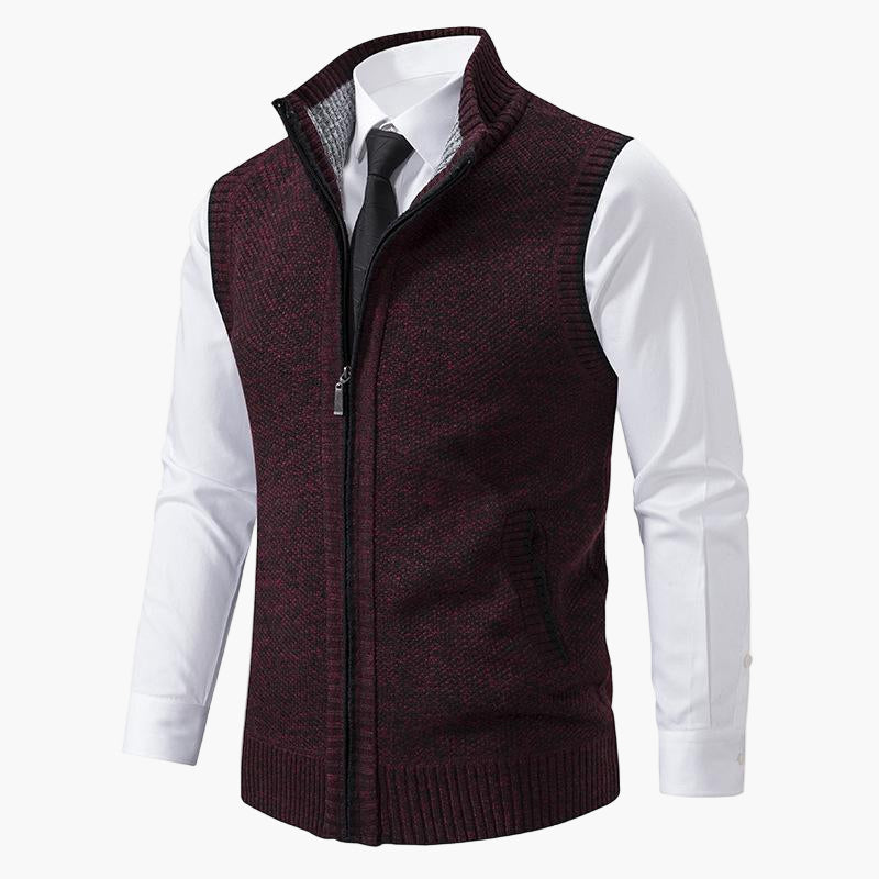 Men's Vest Business Casual Style – Comfortable Sleeveless Bodywarmer for Shirt or Blazer