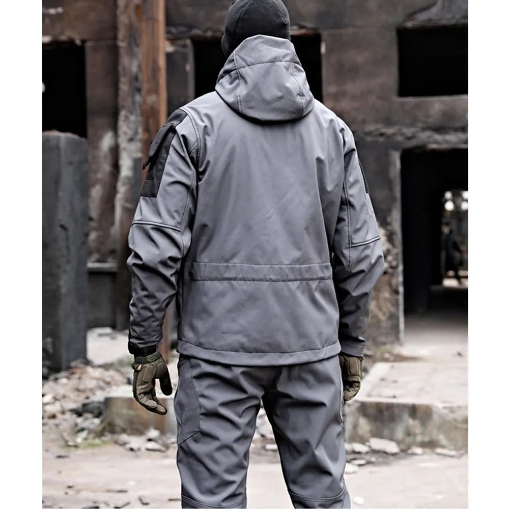 Men's Outdoor Tactical Softshell Set – Jacket and Pants for Adventure and Survival