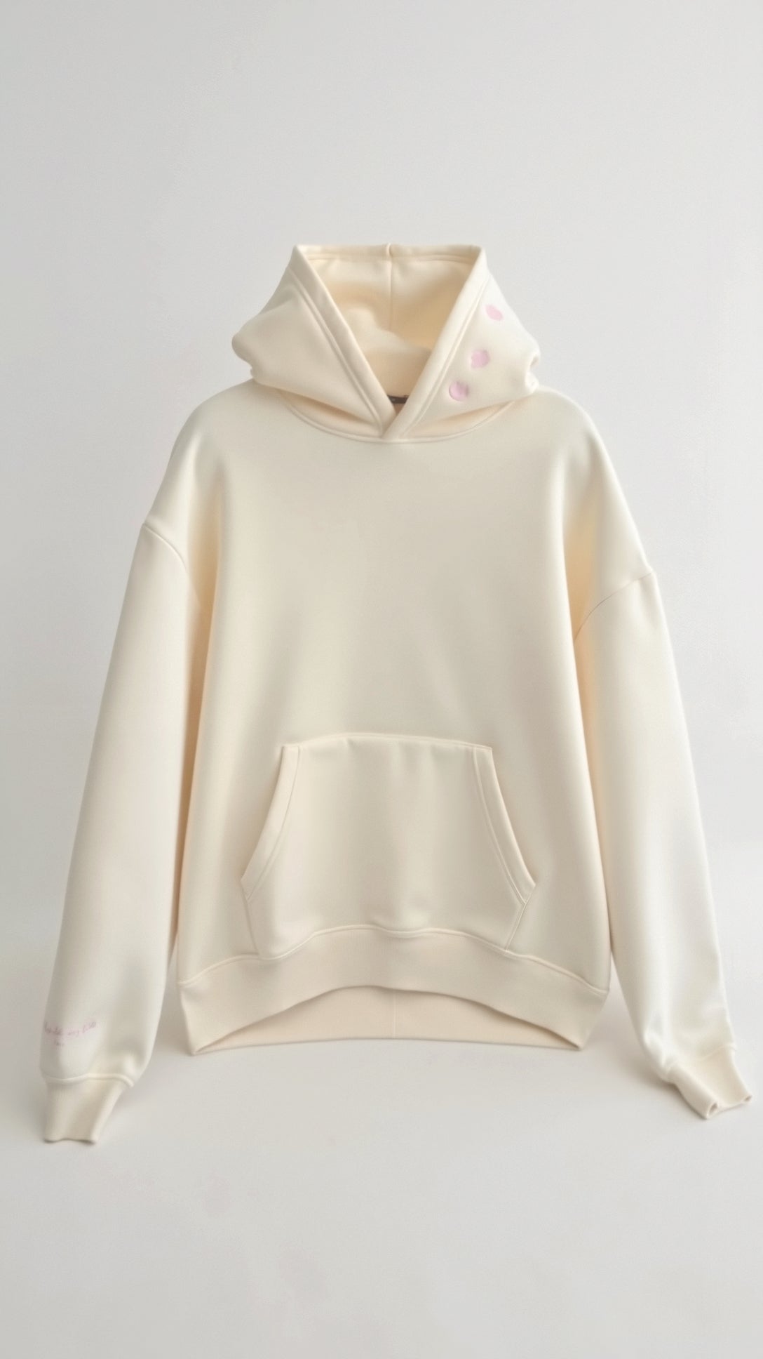 Women's Oversized Hoodie with Tropical Embroidery – Casual and Comfortable Streetwear