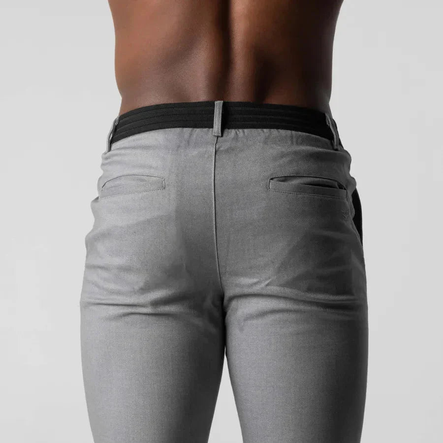 Men's Slim-Fit Chino Pants – Modern and Comfortable for Work and Leisure