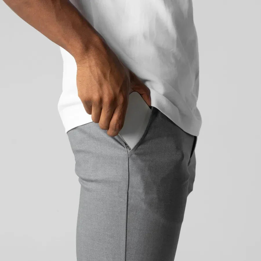 Men's Slim-Fit Chino Pants – Modern and Comfortable for Work and Leisure