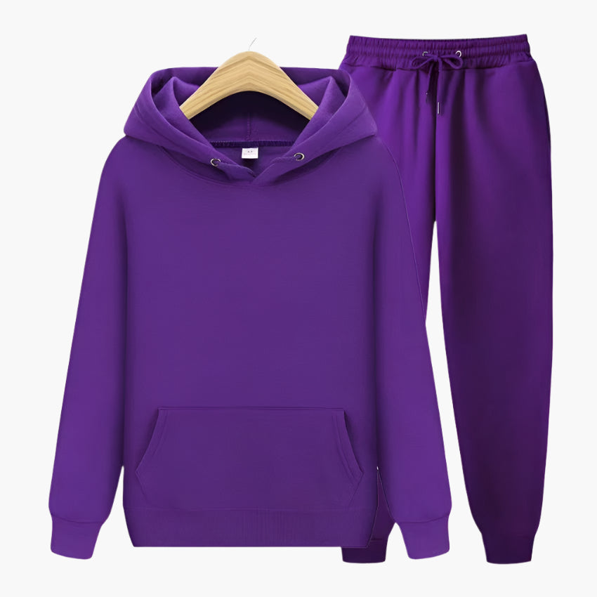 Men's Jogging Suit Hoodie & Jogging Pants Set – Comfortable Lounge & Sporty Casual