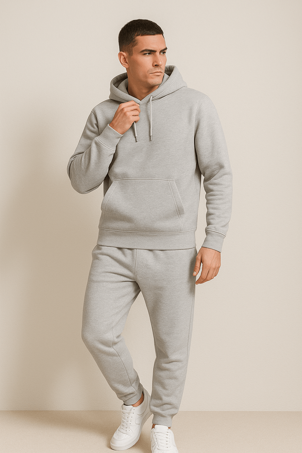 Men's Jogging Suit Hoodie & Jogging Pants Set – Comfortable Lounge & Sporty Casual