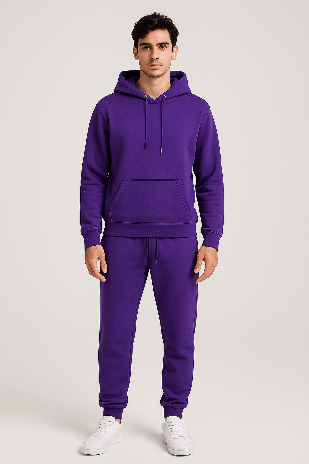 Men's Jogging Suit Hoodie & Jogging Pants Set – Comfortable Lounge & Sporty Casual