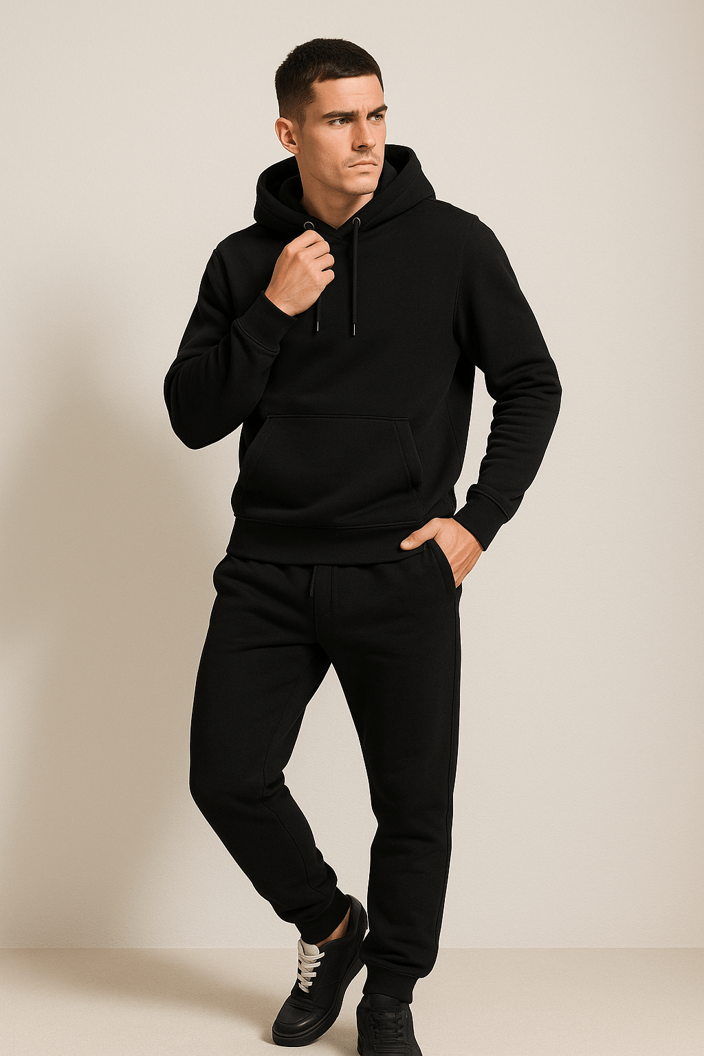 Men's Jogging Suit Hoodie & Jogging Pants Set – Comfortable Lounge & Sporty Casual