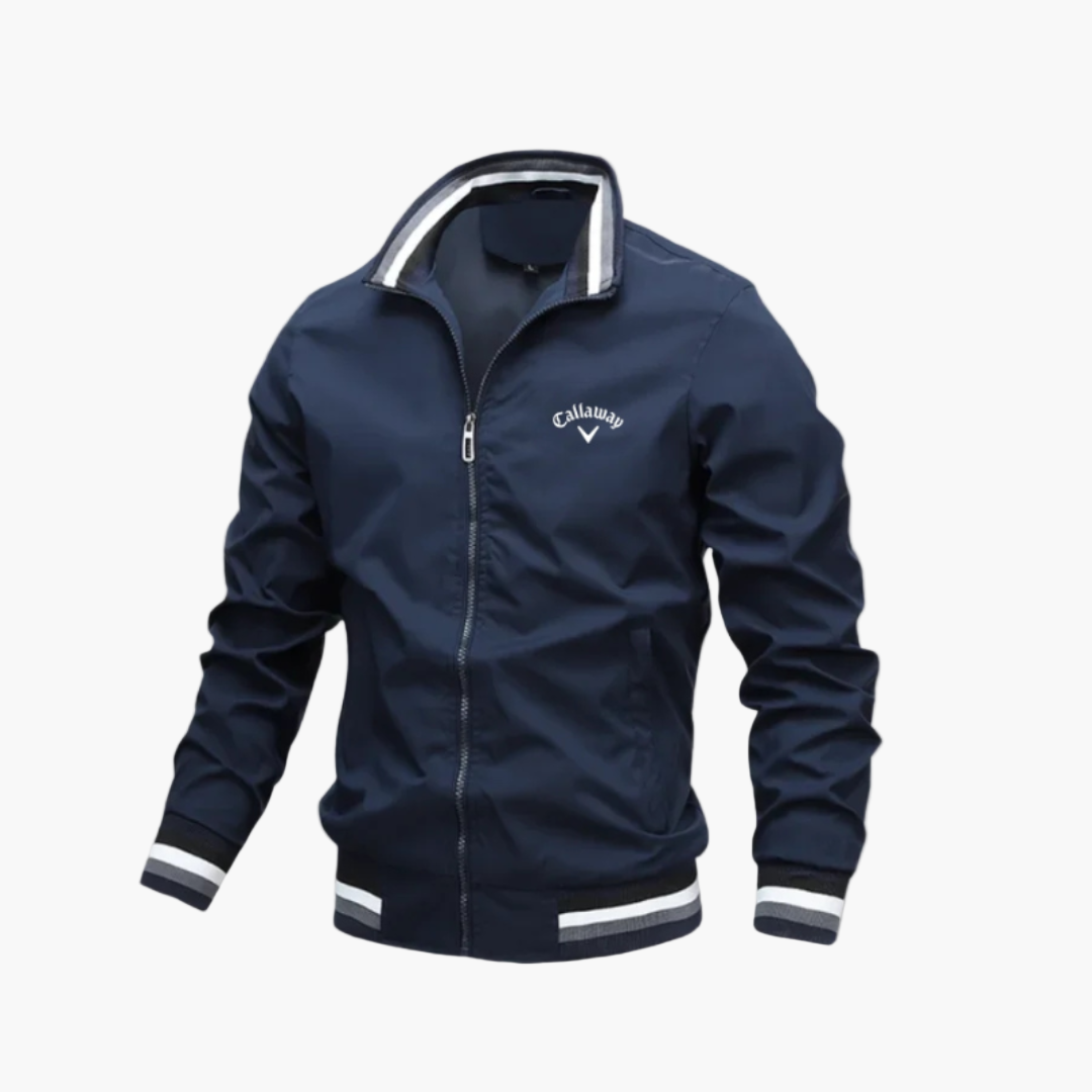 Men's Golf Jacket Windbreaker – Sporty Water-Repellent Jacket for Golf, Travel and Leisure