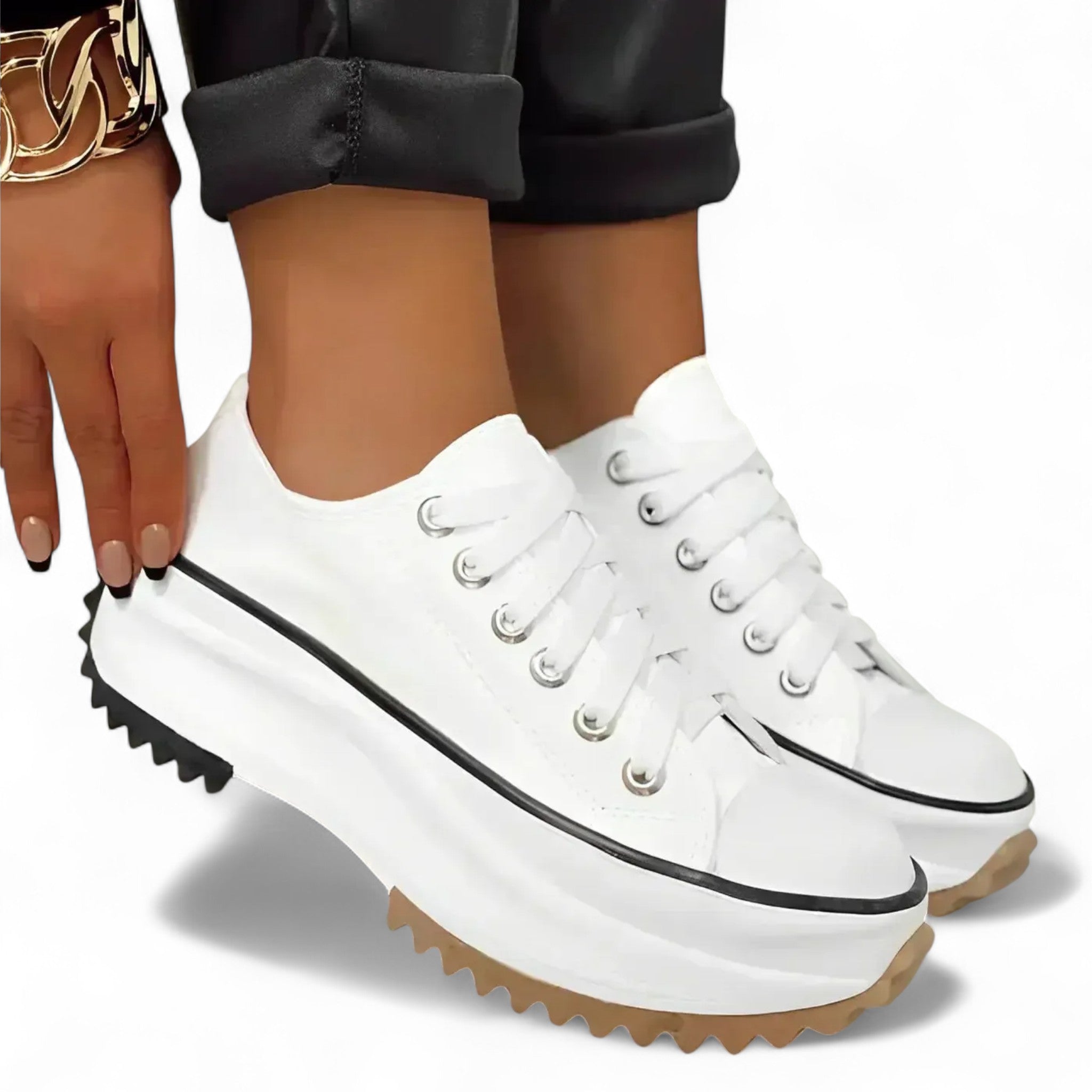 Women's Orthopedic Platform Sneakers – Trendy Comfort and Support for Daily Use