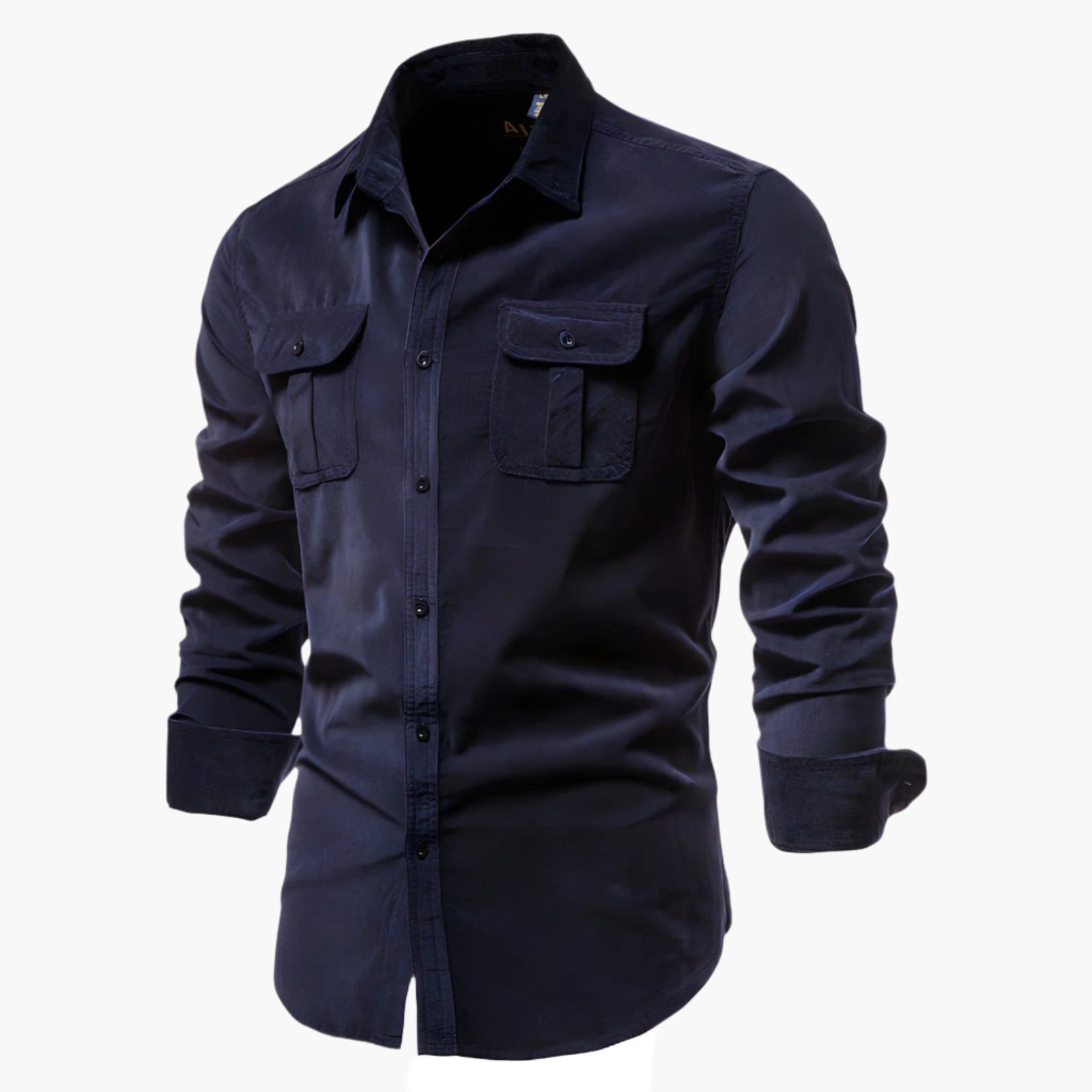 Men's Casual Shirt with Buttons and Chest Pockets - Stylish and Versatile for Daily Use