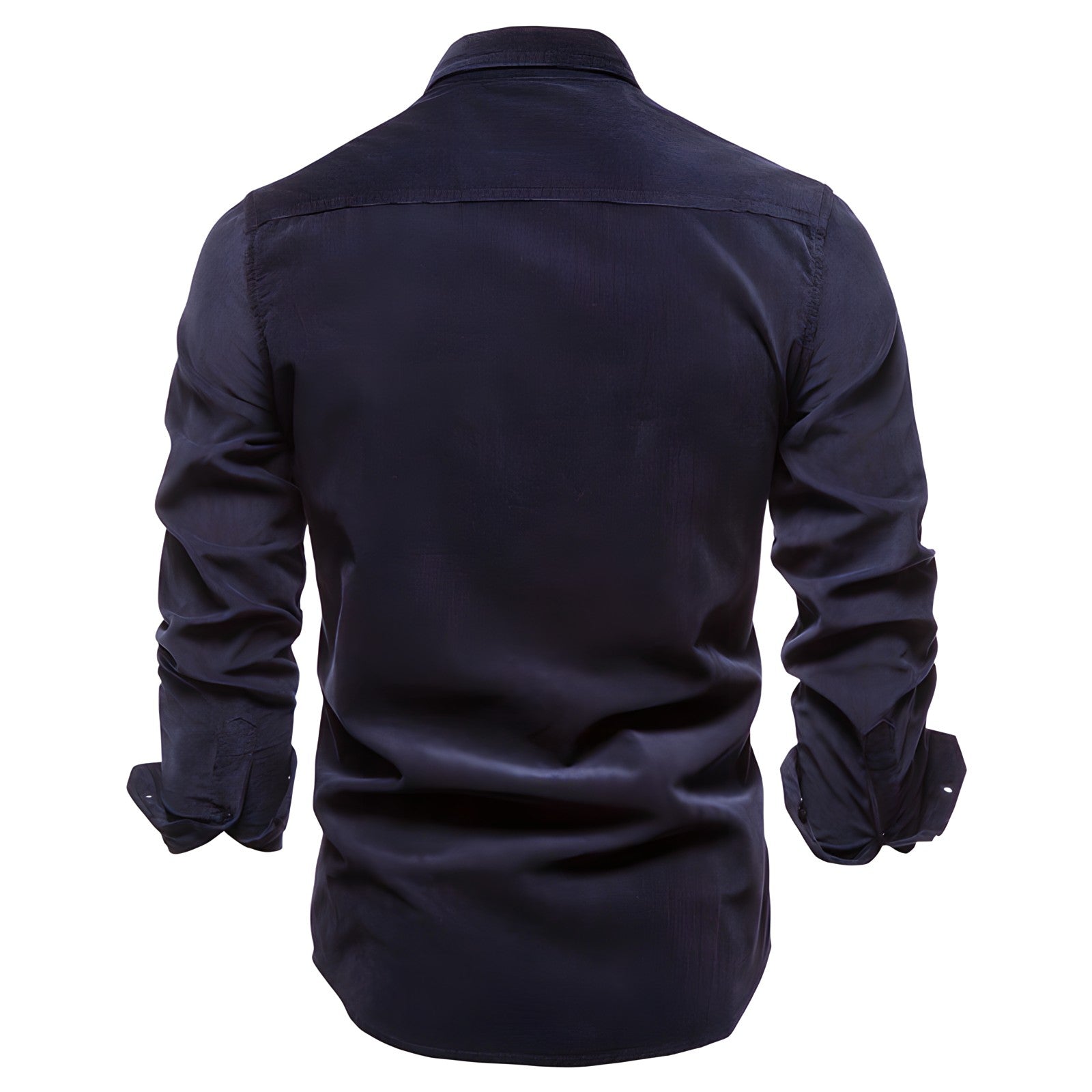 Men's Casual Shirt with Buttons and Chest Pockets - Stylish and Versatile for Daily Use