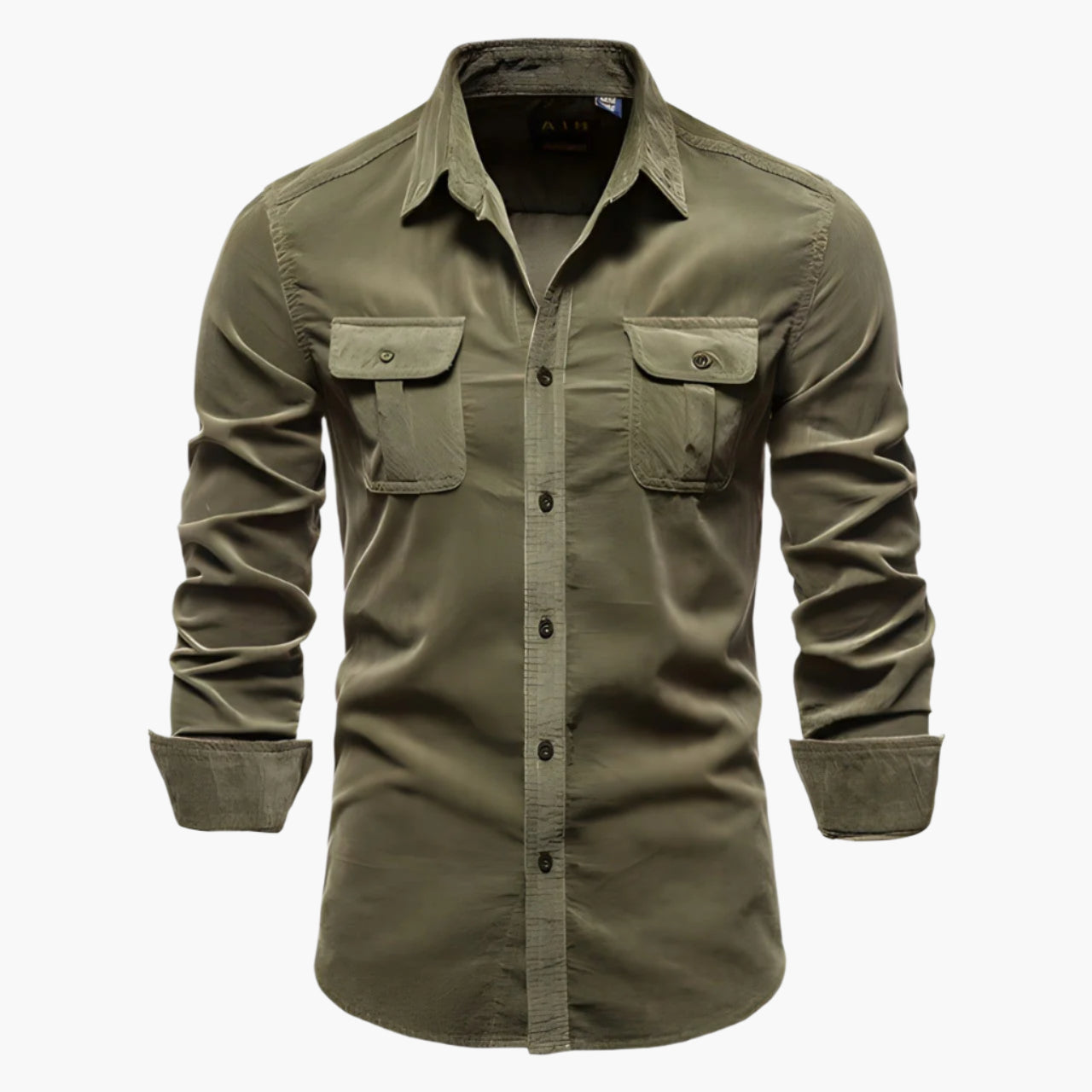 Men's Casual Shirt with Buttons and Chest Pockets - Stylish and Versatile for Daily Use
