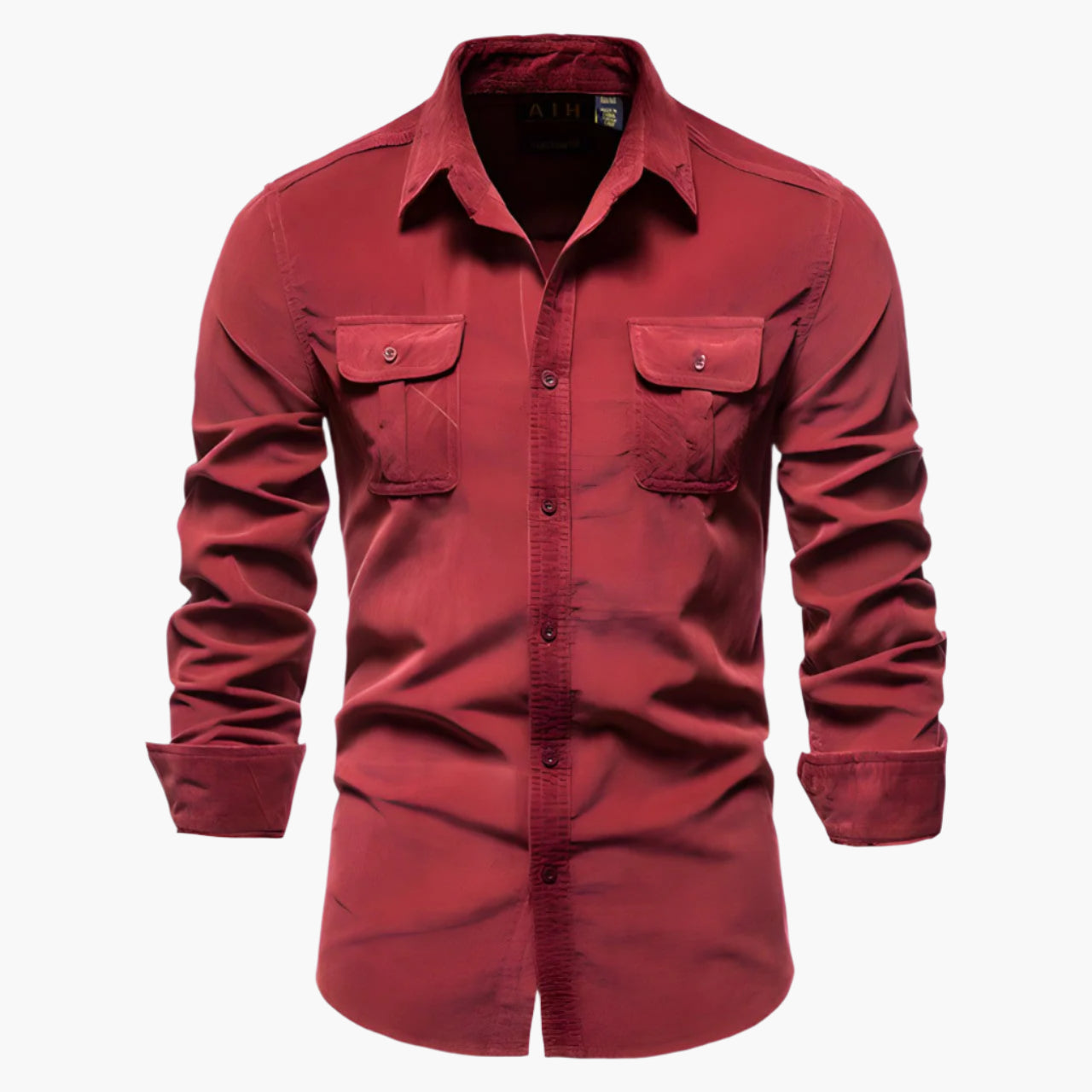 Men's Casual Shirt with Buttons and Chest Pockets - Stylish and Versatile for Daily Use