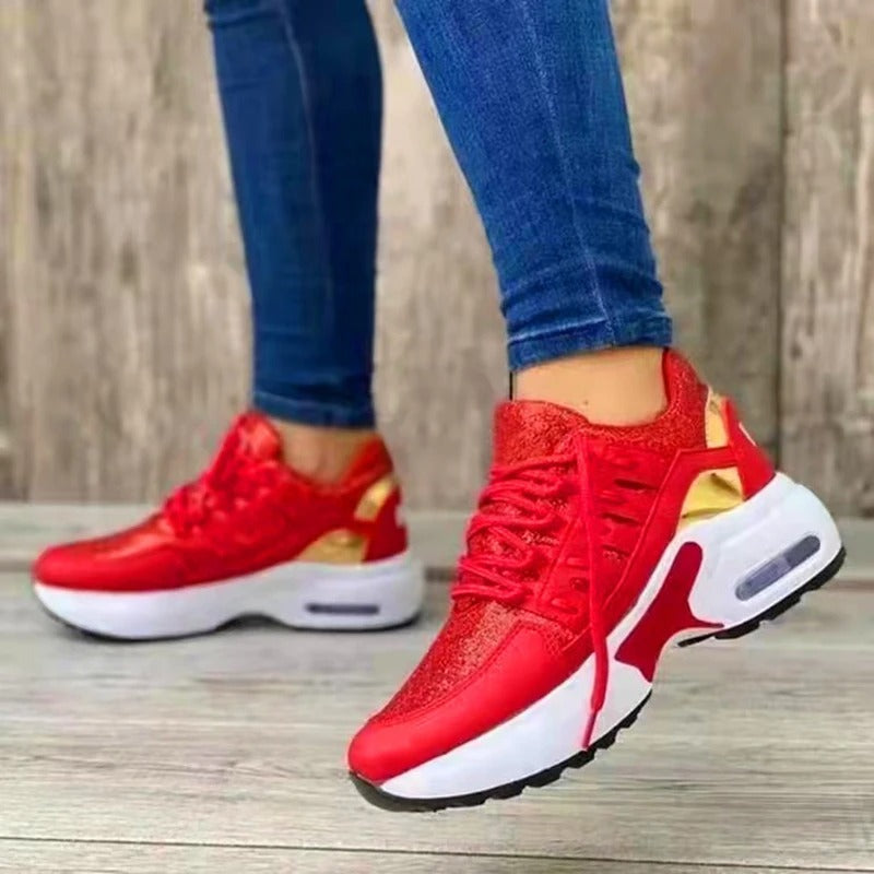 Women's Orthopedic Sneakers for Comfort and Style - Casual Sporty Walking Shoes