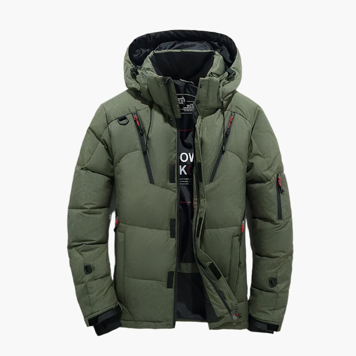 Men's Winter Jacket Quilted Outdoor Casual Style